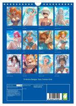 CALVENDO, Rose Hurley: Erotische Mangas. Sexy Cartoon-Girls (Wandkalender 2026 DIN A4 hoch), CALVENDO Monatskalender 