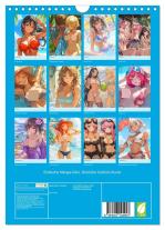 CALVENDO, Rose Hurley: Erotische Manga-Girls. Sinnliche Cartoon-Kunst (Wandkalender 2026 DIN A4 hoch), CALVENDO Monatskalender 