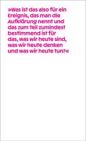 Hans-Dieter Gondek, Michel Foucault: Was ist Aufklärung? 