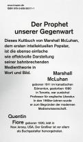 Quentin Fiore, Herbert Marshall McLuhan, Marshall McLuhan: Das Medium ist die Massage 