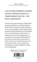 Eike Schönfeld, Paul Lynch: Das Lied des Propheten 