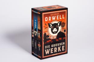 George Orwell: George Orwell, Die großen Werke. Farm der Tiere, 1984, Die großen Essays. Im Schuber 