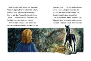 Sandra Grimm, Carolin Ina Schröter: Silberwind, das weiße Einhorn (Band 8) - Der Schatz im Einhornwald 