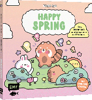 Becky Castañeda: Happy Spring – Cozy Ausmalbuch zum Entspannen und Träumen 