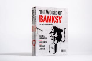 Alessandra Mattanza: The World of Banksy. Alles was du von Banksy kennen musst in 3 Bänden im Schuber 