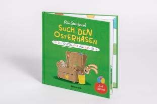 Nico Sternbaum: Such den Osterhasen. Ein Oster-Mitmachbuch. Zum Schütteln, Schaukeln, Pusten, Klopfen und sehen, was dann passiert. Von 2 bis 4 Jahren 