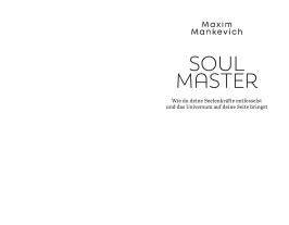 Maxim Mankevich: Soul Master - SPIEGEL-Bestseller #1 