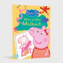 Peppa Wutz Ausmalbilder: Mein großes Malbuch 