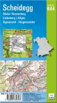 Landesamt für Digitalisierung, Breitband und Vermessung, Bayern: ATK25-R04 Scheidegg (Amtliche Topographische Karte 1:25000) 