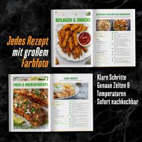 Sven Gaiser: Ninja Heißluftfritteuse Rezeptbuch Dual Zone: 2 Körbe, 1 perfekte Mahlzeit – erprobte Rezepte mit exakt abgestimmten Garzeiten | Erfahrung aus über 100 Airfryer-Tests 