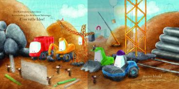 Philipp Stampe, Dörte Horn: Schlaf gut, Bagger Ben! Eine Gute-Nacht-Geschichte von der Baustelle 