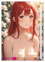 CALVENDO, Mb Fotografie: Manga Erotik-Girls - Sexy Kurven im Anime-Stil (Tischkalender 2026 DIN A5 hoch), CALVENDO Monatskalender 