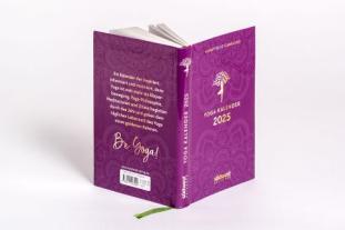 Birgit Feliz Carrasco: Yoga-Kalender 2025  - Taschenkalender mit Mantras, Meditationen, Affirmationen und Hintergrundgeschichten - im praktischen Format 10,0 x 15,5 cm, mit zahlreichen Illustrationen und Lesebändchen 