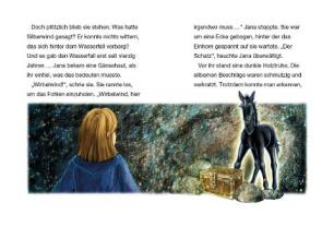 Sandra Grimm, Carolin Ina Schröter: Silberwind, das weiße Einhorn (Band 8) - Der Schatz im Einhornwald 