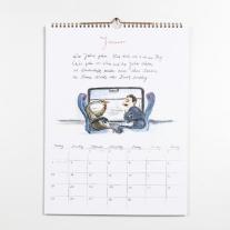 Melanie Garanin, Rainer Maria Rilke: Rilke-Kalender 2025  - Wandkalender 