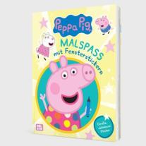 Peppa Wutz Mitmachbuch: Malspaß mit Fensterstickern 