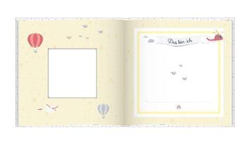 Lisa Wirth: Babyalbum mit Fensterausschnitt für das 1. Lebensjahr zum Eintragen der schönsten Momente und Erinnerungen mit Platz für Fotos | genderneutral für Jungen und Mädchen 