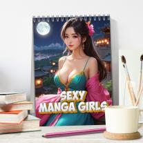 CALVENDO, ShirtScene ShirtScene: Sexy Manga Girls (Tischkalender 2026 DIN A5 hoch), CALVENDO Monatskalender 