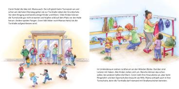 Liane Schneider, Janina Görrissen: LESEMAUS 114: Conni geht zum Kinderturnen 
