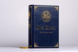 Martin Luther: Die Bibel - Altes und Neues Testament nach Martin Luther. In Cabra-Leder gebunden mit Goldprägung 