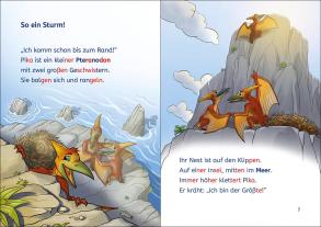 Michael Böhm, Stütze & Vorbach: Leselöwen 1. Klasse - Abenteuer im Land der Dinos 