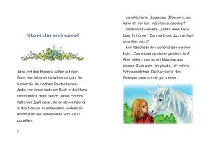 Sandra Grimm, Carolin Ina Schröter: Silberwind, das weiße Einhorn (Band 6) - Das geheime Zauberschloss 