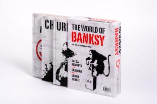 Alessandra Mattanza: The World of Banksy. Alles was du von Banksy kennen musst in 3 Bänden im Schuber 