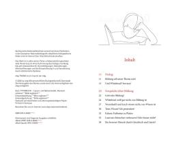 Ursula Forstner, Harald Lesch: Wie Bildung gelingt 