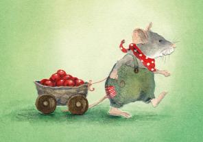 Daniela Drescher: Postkartenbuch »Mäusepost« 