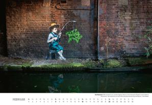 Banksy Kalender 2026 Mittelformat 