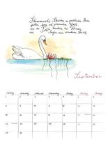 Melanie Garanin, Rainer Maria Rilke: Rilke-Kalender 2025  - Wandkalender 