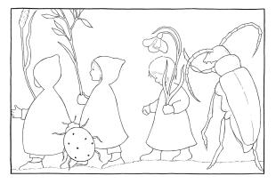 Sibylle von Olfers, Sibylle von Olfers: Etwas von den Wurzelkindern: Wurzelkinder-Malbuch 