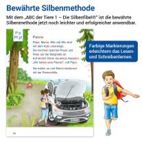 Mareike Hahn, Klaus Kuhn, Kerstin Mrowka-Nienstedt: ABC der Tiere 1 Neubearbeitung – Die Silbenfibel® 