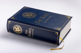 Martin Luther: Die Bibel - Altes und Neues Testament nach Martin Luther. In Cabra-Leder gebunden mit Goldprägung 