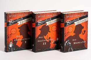 Marion Herbert, Heike Holtsch, Christel Kröning, Felix Mayer, Arthur Conan Doyle: Sherlock Holmes - Sämtliche Werke in 3 Bänden (Die Erzählungen I, Die Erzählungen II, Die Romane) (3 Bände im Schuber) 