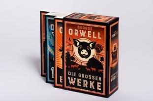 George Orwell: George Orwell, Die großen Werke. Farm der Tiere, 1984, Die großen Essays. Im Schuber 