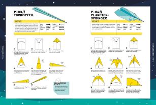 Thade Precht: Weltraum-Papierflieger: Mit Faltanleitungen, pfeilschneller Startrampe, supercoolem Sonnensystem-Modell und 55 Motiv-Papieren zum Sofort-Loslegen 