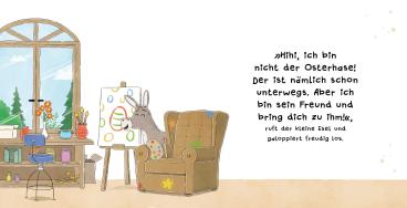 Nico Sternbaum: Such den Osterhasen. Ein Oster-Mitmachbuch. Zum Schütteln, Schaukeln, Pusten, Klopfen und sehen, was dann passiert. Von 2 bis 4 Jahren 