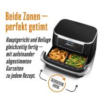 Sven Gaiser: Ninja Heißluftfritteuse Rezeptbuch Dual Zone: 2 Körbe, 1 perfekte Mahlzeit – erprobte Rezepte mit exakt abgestimmten Garzeiten | Erfahrung aus über 100 Airfryer-Tests 