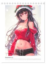 CALVENDO, Rose Hurley: Manga-Girls. Coole Comics mit Ausstrahlungskraft (Tischkalender 2026 DIN A5 hoch), CALVENDO Monatskalender 