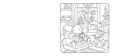 Book Coloring, Coloring Book Cafe: Cozy Coloring – Christmas Hygge 