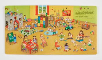 Sibylle Schumann, Christine Kugler: Mein allererstes Wimmelbuch: Durch den Tag 