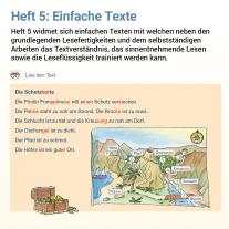 Stefanie Drecktrah, Mareike Hahn: Lesen mit Rico Schnabel, Heft 5: Einfache Texte - silbierte Ausgabe 