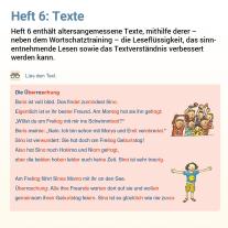 Stefanie Drecktrah, Mareike Hahn: Lesen mit Rico Schnabel, Heft 6: Texte - silbierte Ausgabe 