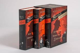 Marion Herbert, Heike Holtsch, Christel Kröning, Felix Mayer, Arthur Conan Doyle: Sherlock Holmes - Sämtliche Werke in 3 Bänden (Die Erzählungen I, Die Erzählungen II, Die Romane) (3 Bände im Schuber) 