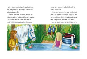 Sandra Grimm, Carolin Ina Schröter: Silberwind, das weiße Einhorn (Band 10) - Die Magie der Meermädchen 