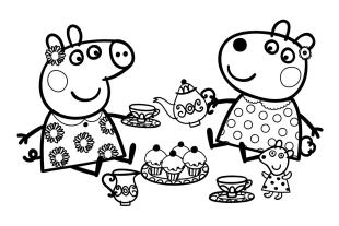 Peppa Wutz Mitmachbuch: Malspaß mit Fensterstickern 