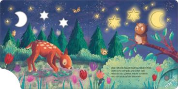 Julia Seal, Maria Höck: Mein Schlummer-Licht-Buch: Gute Nacht, Wald 