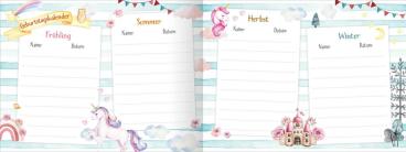 Alle meine Freunde - Einhorn 