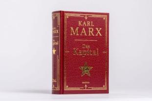 Karl Marx: Das Kapital. Gebunden in Cabra-Leder, mit Goldprägung 